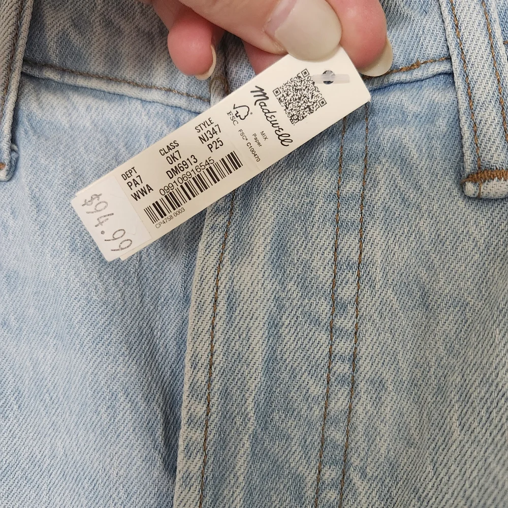 Madewell Perfect Vintage Straight Jean - Picture 3 of 3